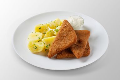 Fried breaded gouda
cheese 150 g