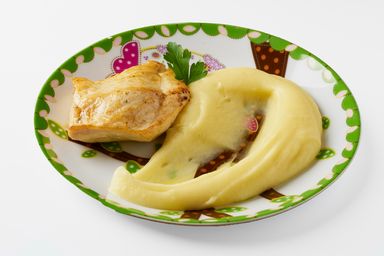 Chicken escalope with mashed potatoes 100 g