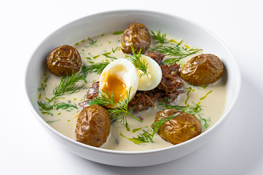Dill sauce with pulled
 beef neck 180 g